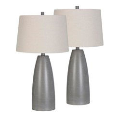 Image of silver lamps